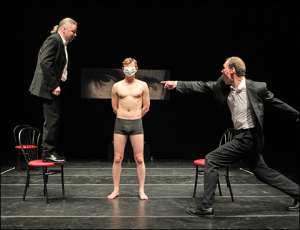 "Being Harold Pinter" by Belarus Free Theater | Photo by Joan Marcus