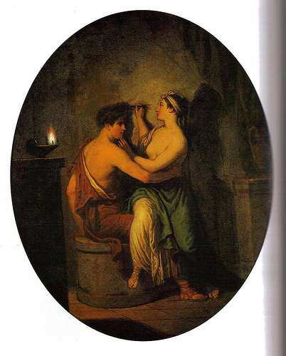 David Allan, Origin of Painting, 1775