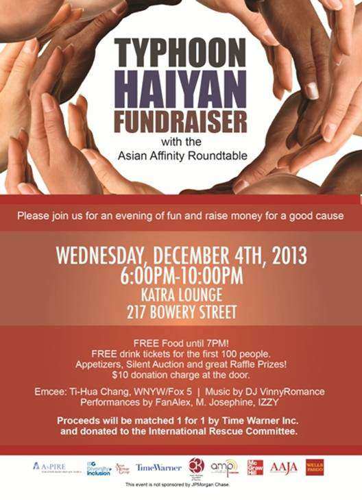 AAJA-NY Typhoon Haiyan Fundraiser