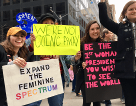 This is What Democracy Looks Like — #womensmarchnyc — iCultWorld News Photo