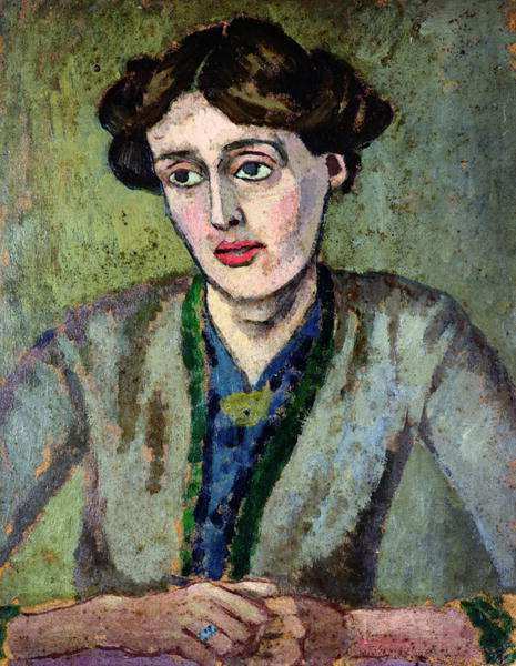 Portrait of "Virginia Woolf" by Roger Fry, 1912