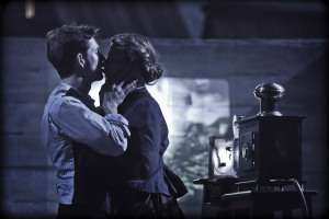 Damiel Molony and Lauren O'Neil in Nicholas Wright's "Travelling Light" in London | Photo by Johan Persson