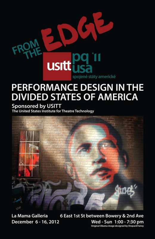 Poster of "From the Edge: Performance Design in the Divided States of America"