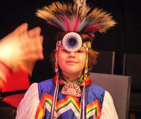 Dancer Ciaran Tufford (Mayan, Cherokee and Creek)  Photo by Suzanne Trouve Feff.