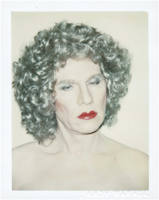 Andy Warhol "Self-Portrait in Drag" (1981) | @ Andy Warhol Foundation for the Visual Arts, Inc.