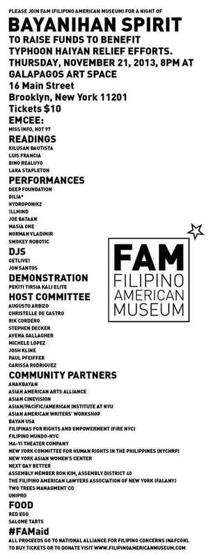 FM NYC joins FAM Filipino American Museum Bayanihan Spirit