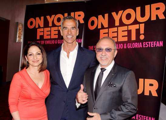 "On Your Feet!" with Gloria Estefan, director Jerry Mitchell and Emilion Estefan