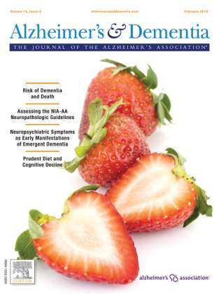 Alzheimer's & Dementia: The Journal of the Alzheimer's Association.