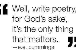 Poetry Matters e.e. cummings