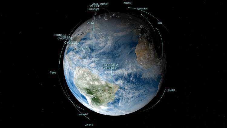 NASA's fleet of satellites keep an eye on Earth.