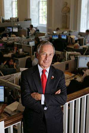 New York Mayor, Michael R. Bloomberg.