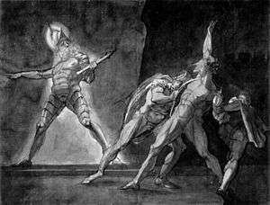 Henry Fuseli - Hamlet and his father's Ghost (...